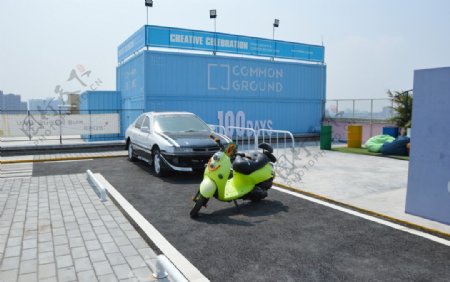 日韩建筑汽车摩托车街道