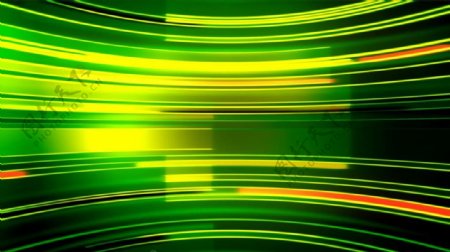 黄绿线条板块立体运动视频素材