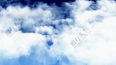 云层之上天空风景视频素材