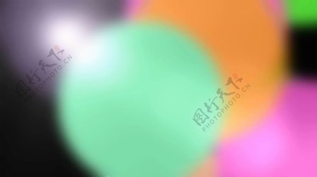 三色叠加球高清唯美叠加光效视频转场素材