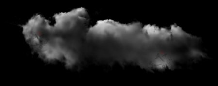 云水创意水墨云朵png元素素材