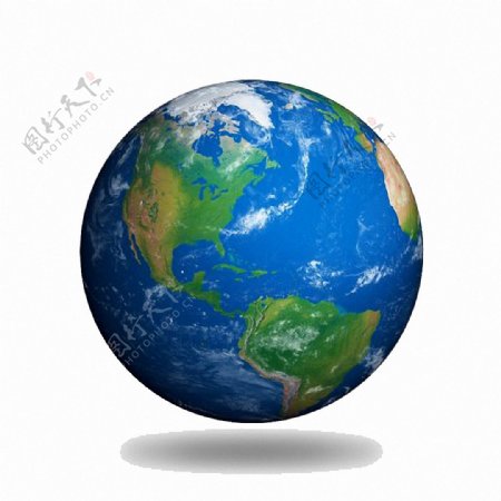 蓝色地球免抠png透明图层素材