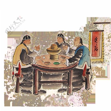 传统火锅素材图片