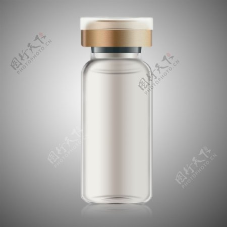透明玻璃空瓶子