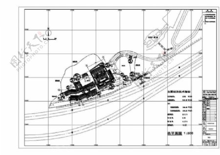 CAD植物园民俗村规划设计总平面图改