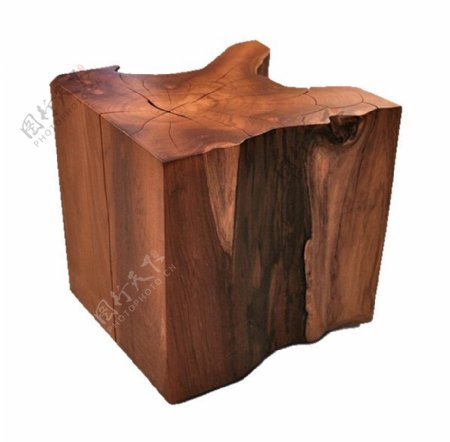 古代木头板凳图案PNG