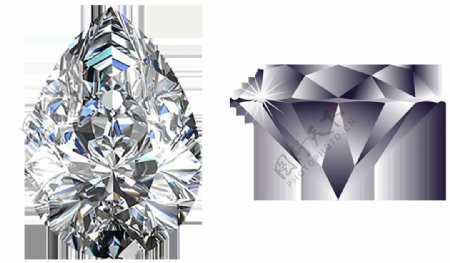 透亮的钻石免抠png透明图层素材