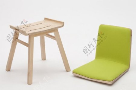 工业设计椅子坐垫