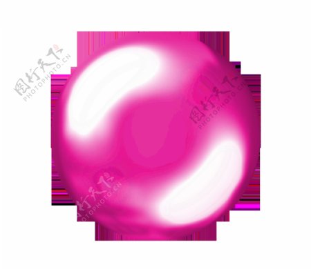紫色透明大泡泡png元素