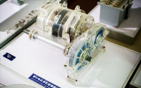 牵引电机模型照片