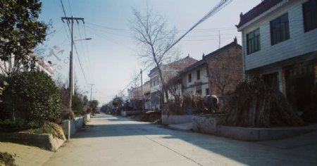 乡村街道风景