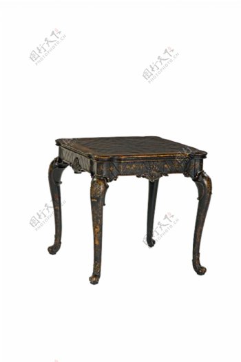 古典木质方形桌子设计