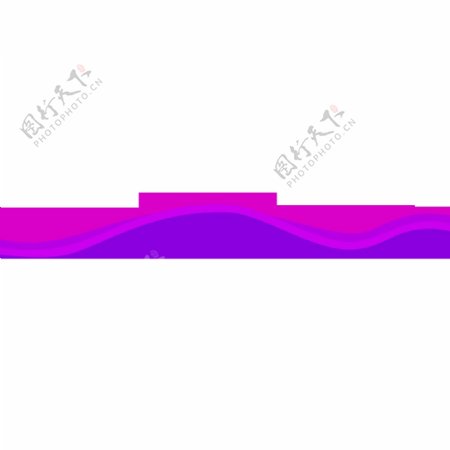 手绘紫色线条元素