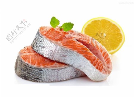 新鲜银色鱼类日式料理美食产品实物