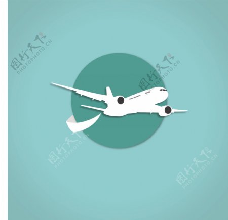 飞机图标logo模板