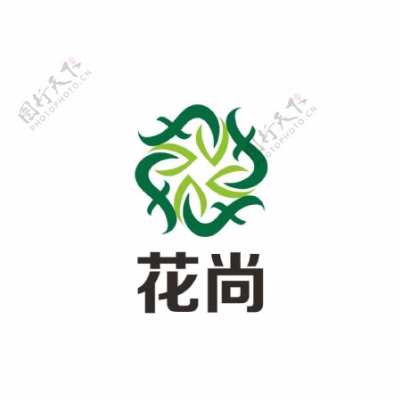 花卉园艺logo设计