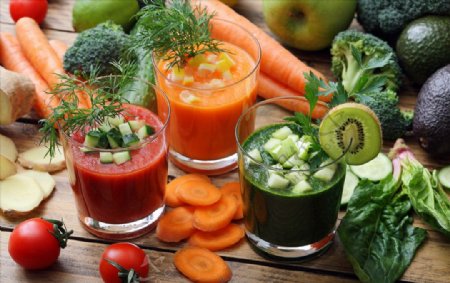 果汁蔬菜红萝卜番茄莳萝高球杯食