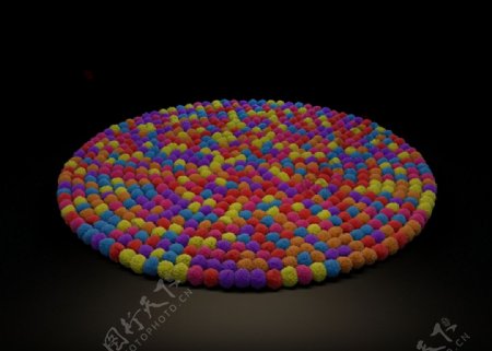 精品地毯3D模型