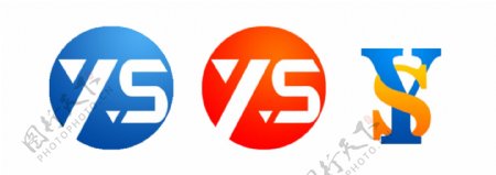YS字母logo设计
