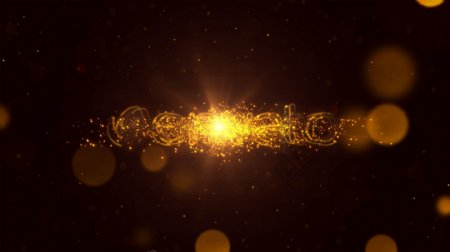 光斑中闪耀的粒子星光揭示出金属标志