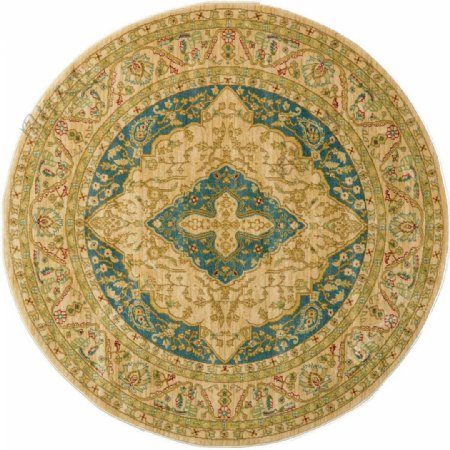 古典欧式地毯圆形
