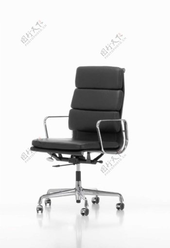 时尚简约黑色舒适办公椅3d模型
