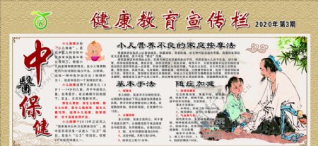 中医健康教育宣传栏