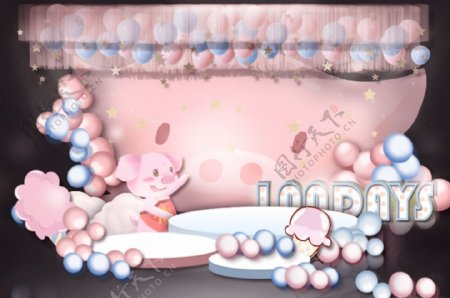 猪宝宝宝宝宴设计图