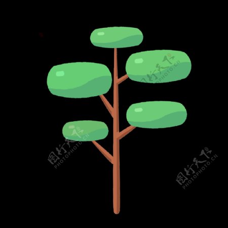 绿色果树分类图标