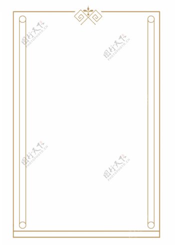 中国风古典纹理边框