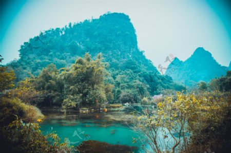 桂林的山水甲天下