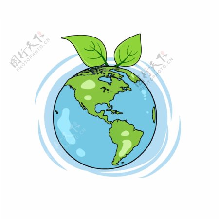 绿色地球日保护地球