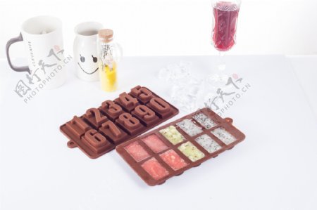 自制冰块模具糖果巧克力模具10