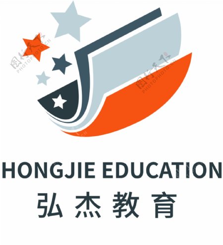 教育书籍培训logo