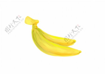 手绘香蕉装饰图案