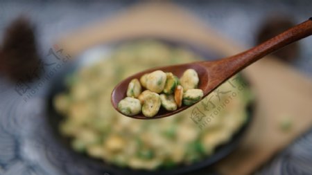 食品系列之蒜香青豆