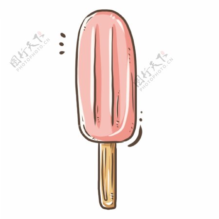 彩色圆球冰淇淋