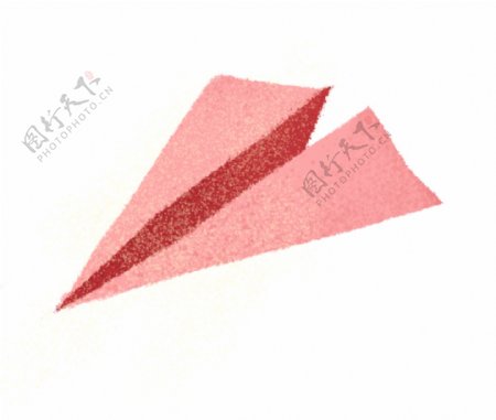 粉色的纸飞机