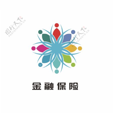 金融大众logo理财保险通用logo标志