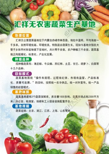 水果蔬菜宣传单