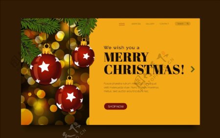 圣诞节网页