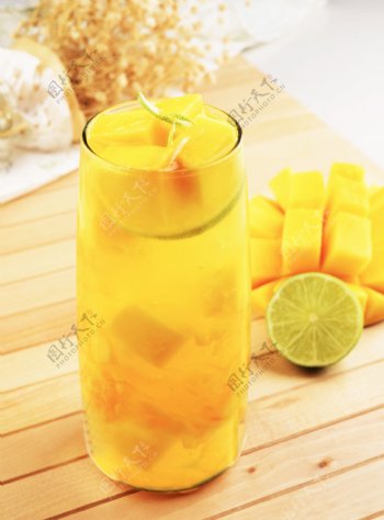 超级芒果水果茶