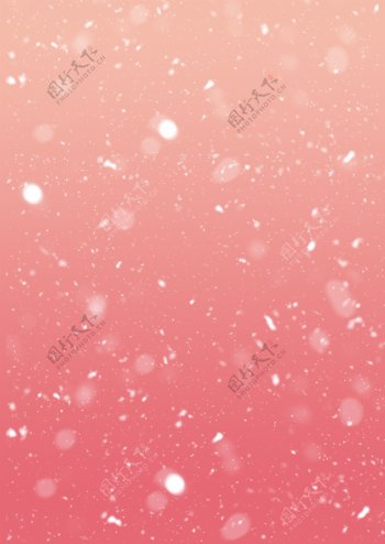 粉色雪花背景底纹