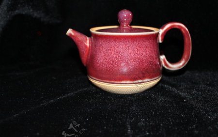 钧瓷瓷器茶壶