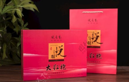 大红袍包装礼盒包装茶文化