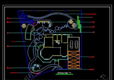 小区景观平面图