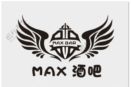 MAX酒吧标识logo
