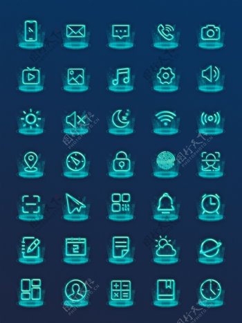 科技手机主题icons