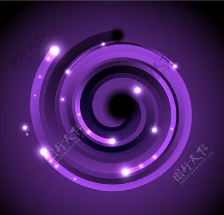 紫色旋涡螺旋背景素材