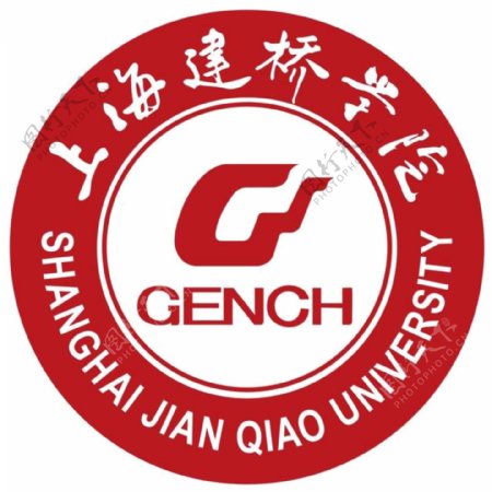 上海建桥学院校徽logo
